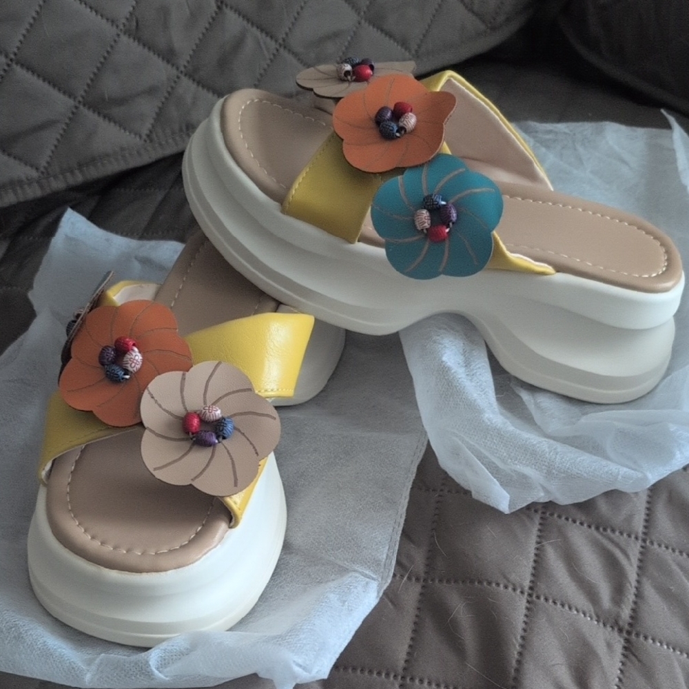 Vibrant Floral Women's Sandals